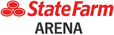 Logo of State Farm Arena in Atlanta